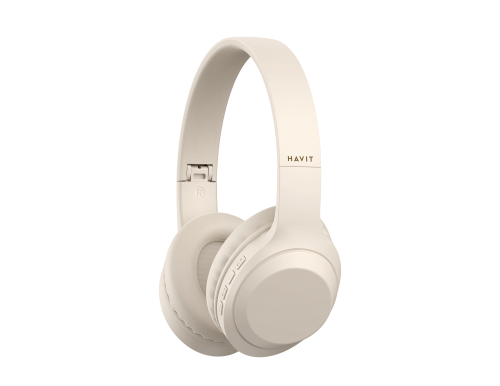 HAVIT - Casque Bluetooth avec Micro - Beige