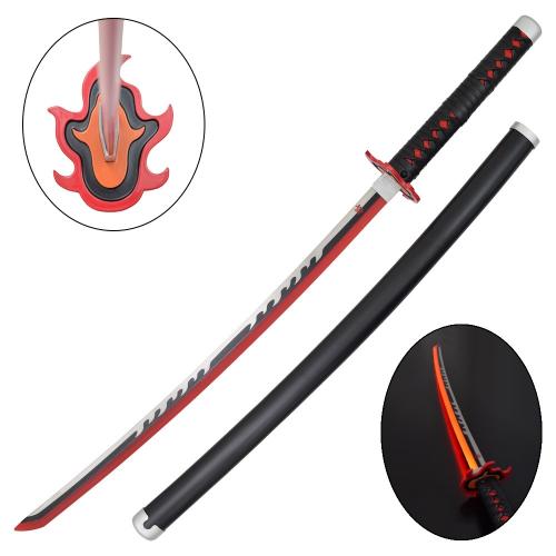 Katana Ornementale avec LED- Inspiré de Tanjiro Kamado Nichirin (Demon Slayer)