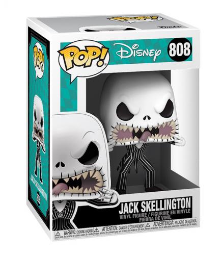 image principale pour L'Étrange Noêl de monsieur Jack - Funko Pop 808 - Jack visage effrayant