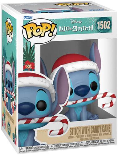 image principale pour Lilo&Stitch - Funko Pop 1502 Lilo&Stitch - Stitch Noël avec sucre d'orge