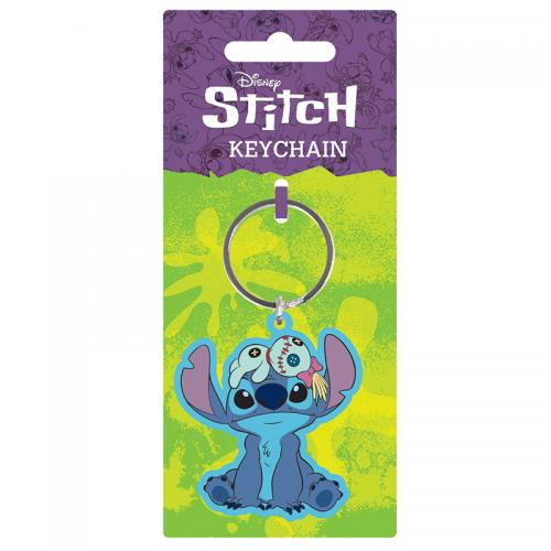 Lilo&Stitch -Porte-clé PVC- Stitch avec scrump