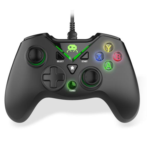 Manette Filaire Noire pour PC avec Câble 3M 