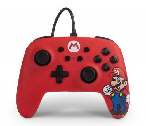 image Manette filaire Switch Core- Icone Mario