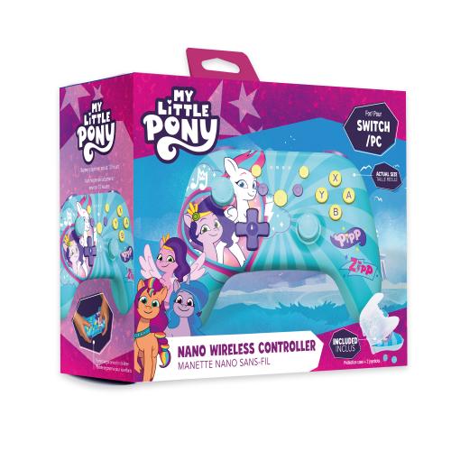 Manette Switch/PC Nano Sans-fil - My Little Pony Pipp & Zipp