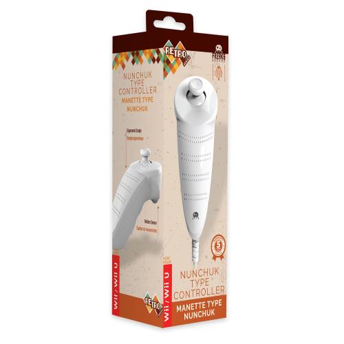 Manette type nunchuk blanche