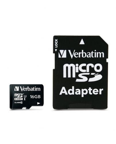 image MicroSD 16 GB HC Verbatim Premium (classe 10)