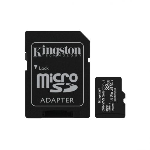 image MicroSD XC 32 GB + adaptateur Classe 10