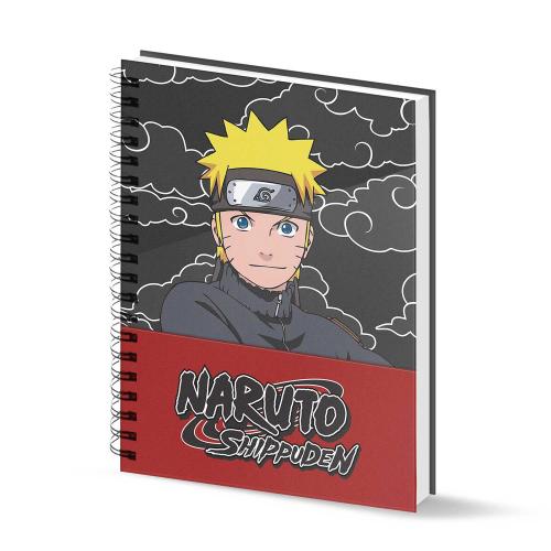 image Naruto - Cahier quadrillé A4 - Naruto Shippuden (sans emballage)