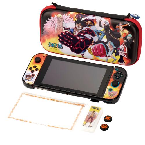 image One Piece- Pack Switch (Grips+Coque pour Joycon+Boitier+prot