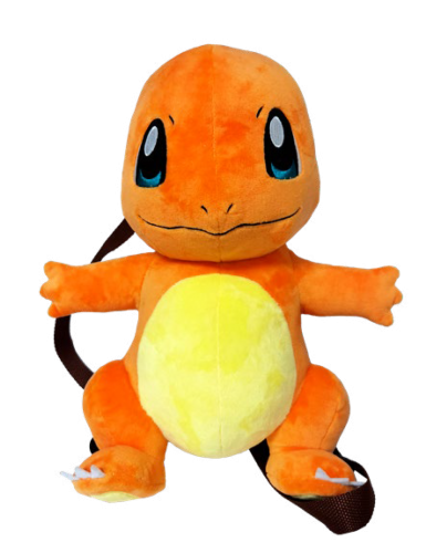 Pokémon – Sac à dos en peluche 35 cm - Salamèche