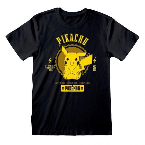 image Pokémon - T-shirt  - Collegiate Pikachu Taille L