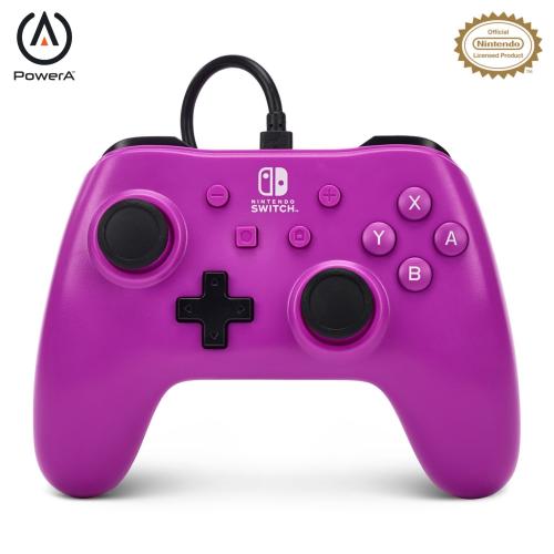 image Power A - Manette Filaire Pour Nintendo Switch - Grape Purple