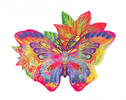 image Puzzle en bois - Bijoux-papillon - 170 pcs