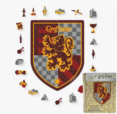 image Puzzle en bois - Harry Potter – Écusson de Gryffondor 127 pcs