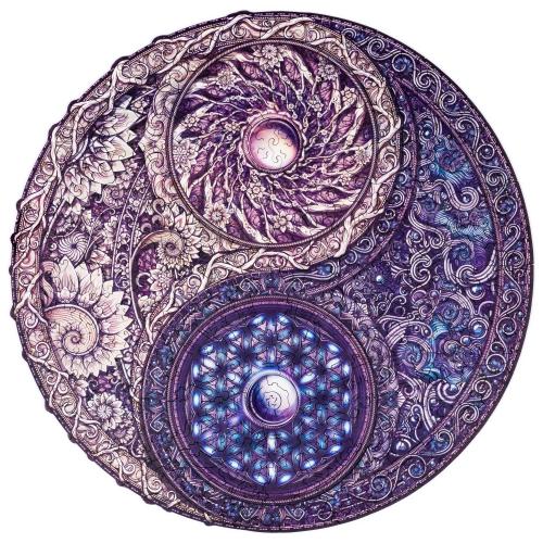 image Puzzle en bois – Mandala Opposés primordiaux – Taille L (350 pcs)