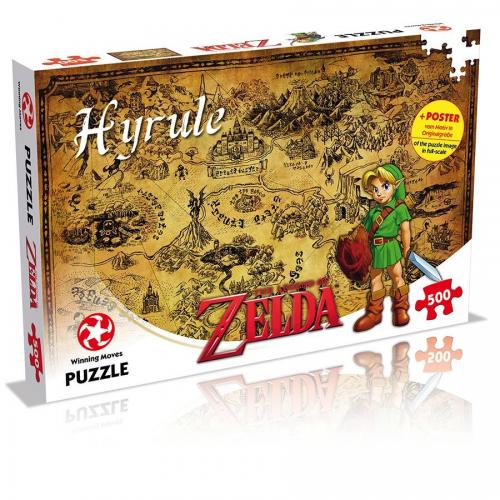 image Puzzle The Legend of Zelda Hyrule Map (500 pièces, 46x61cm)