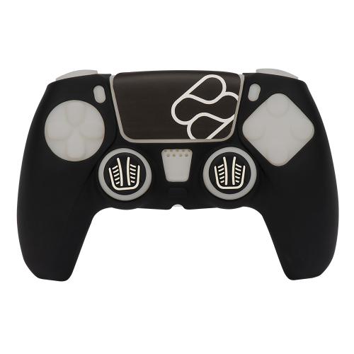 image Silicone Skin + Grips (noir) pour manette PS5
