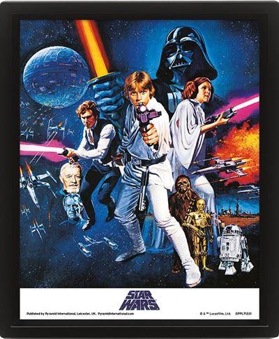 image Star Wars - Poster 3d lenticulaire- New hope on Sheet (26x20