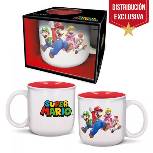 Super Mario - Mug Breakfast 360 ml - Mario et amis