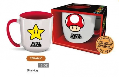 Super Mario - Mug Breakfast 360 ml - Symboles