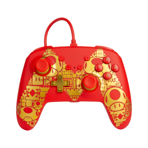 image Switch- Manette filaire- Golden M - Mario