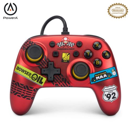 image Switch - Manette Filaire Nano - Mario Kart : Racer Red (emballage abîmé)