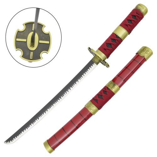 Tanto mini Katana - Inspiré du Katana de Zoro Sandai Kitetsu + support en plastique