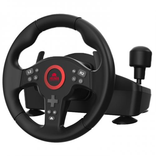 Volant et Pédalier 8en1 compatible PC, PS3, PS4, Xbox One, Xbox Series, Switch