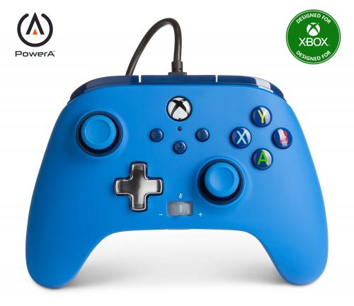 image Xbox Series X / S et PC - Manette filaire - Bleue